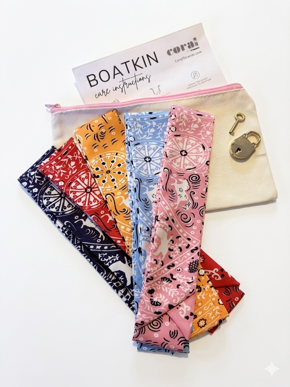 Boatkin – Red & Pink Limited Edition Boat Tote - Picture 3 of 14